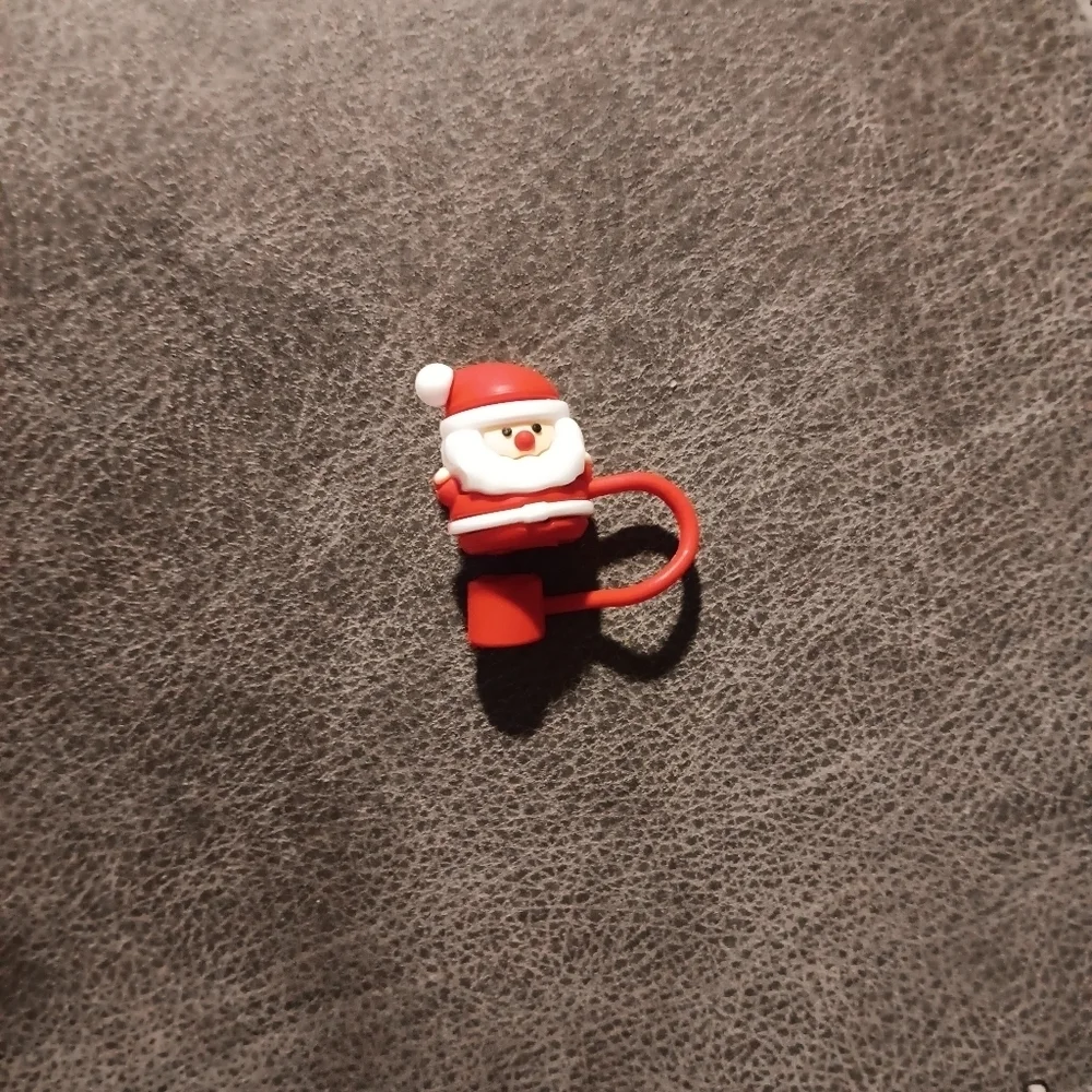 Santa Claus Straw Topper